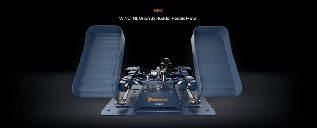 Overview: WinCTRL Orion 32 Rudder Pedals Metal with Damper